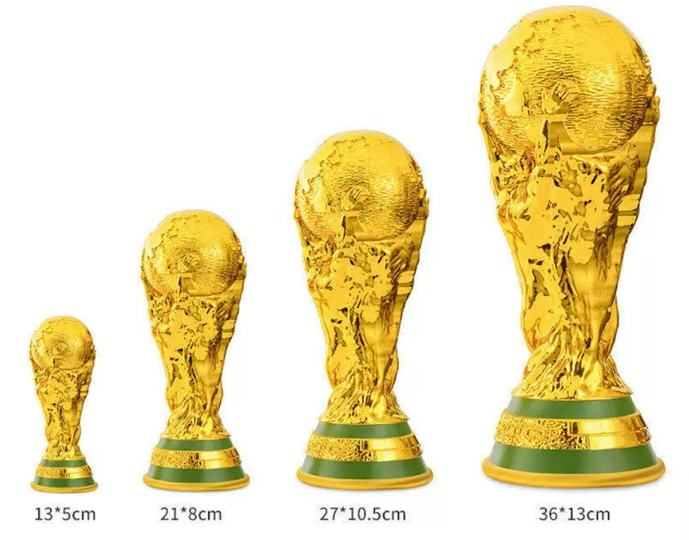 Replica World Cup trophy 36cm $30