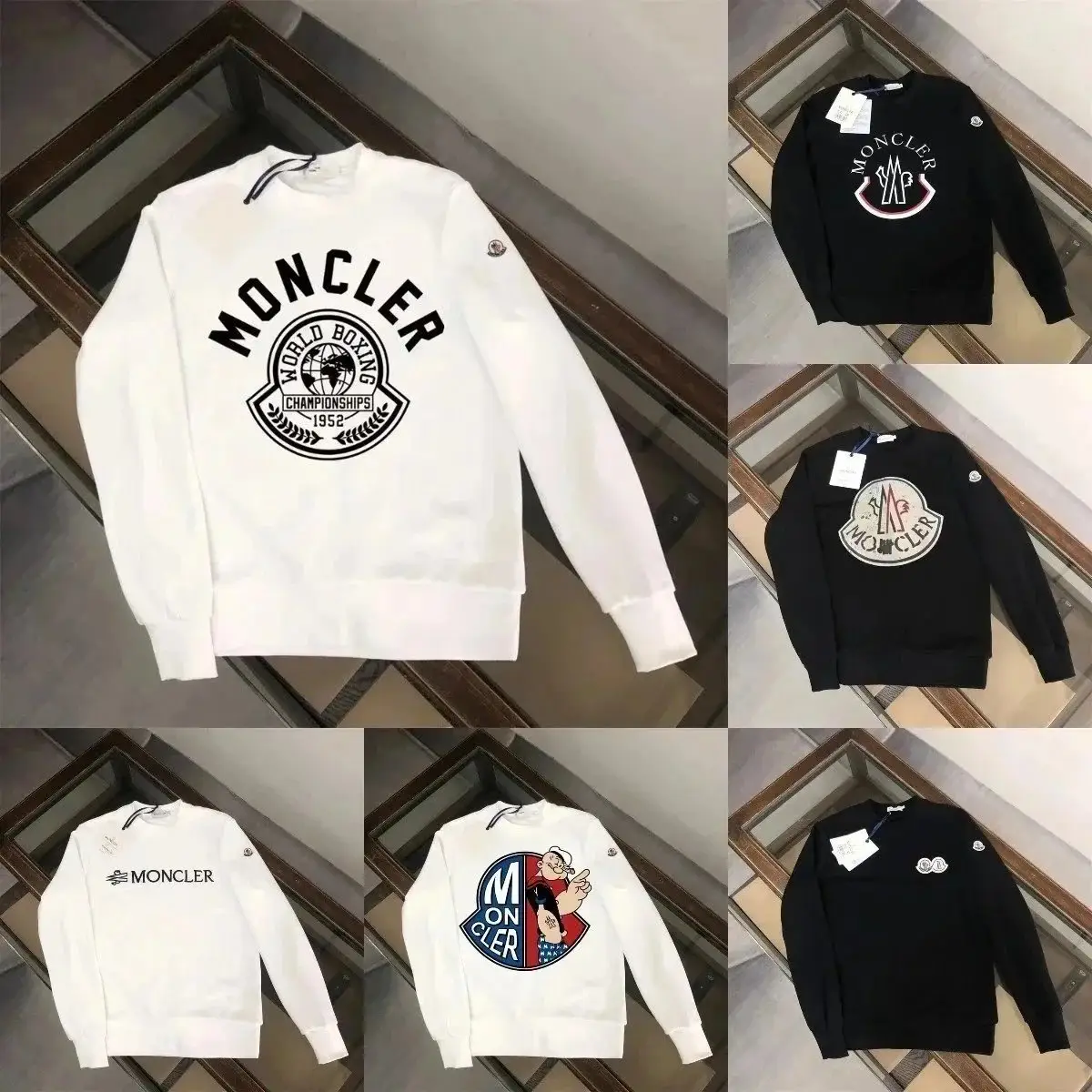 Moncler World Boxing Championships 1952 / Popeye Collaboration Sweatshirts 1