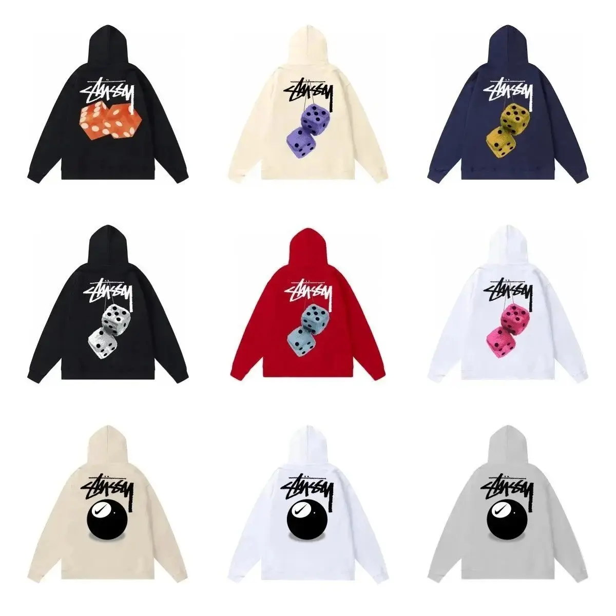 Stussy 8-Ball & Garden Print Hoodies [40 styles] 2