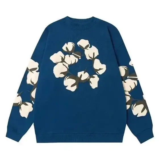 DENIM TEARS Cotton Floral Sweatshirt [35 styles]